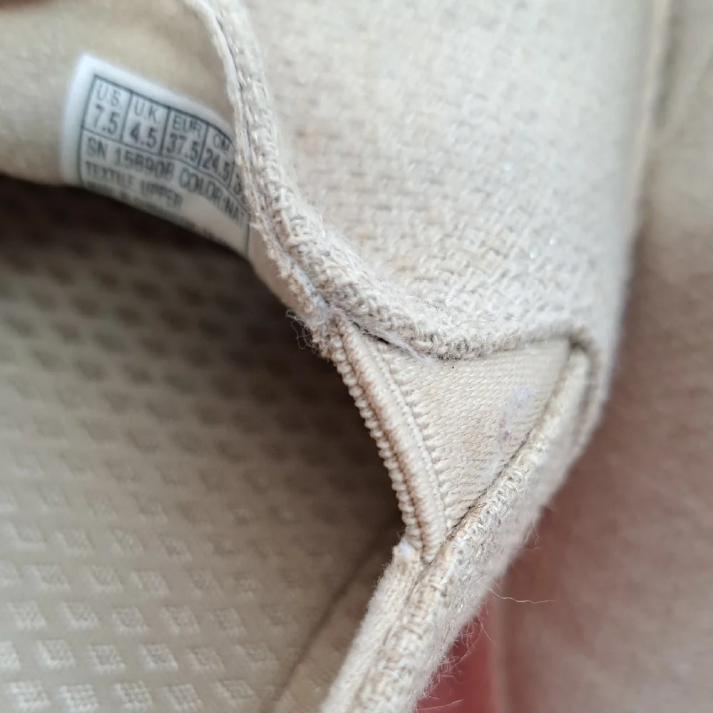 Skechers Martha Natural Beige Slip-On Espadrille Sneakers